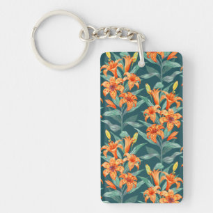 Tiger Lily Keychain