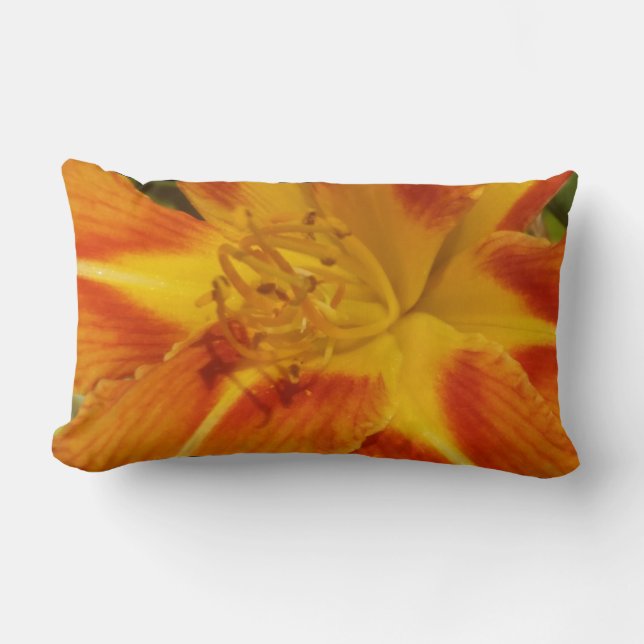 tiger lily lumbar pillow (Front)