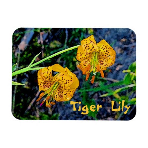 Tiger Lily Magnet