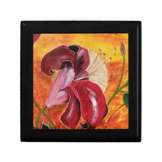 Tiger Lily Moon Jewelry Box