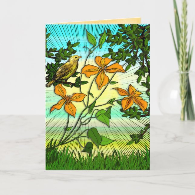 Tiger Lily Morn (card) Card (Front)
