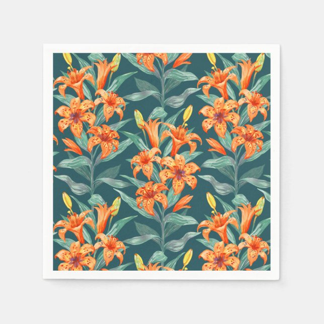 Tiger Lily Napkins (Front)
