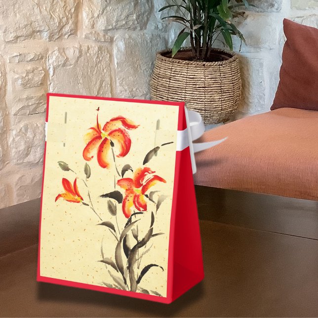 Tiger Lily - red Favor Boxes (Creator Uploaded)