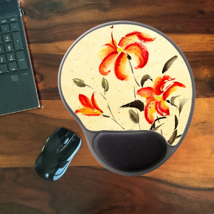 Tiger Lily - red Gel Mouse Pad