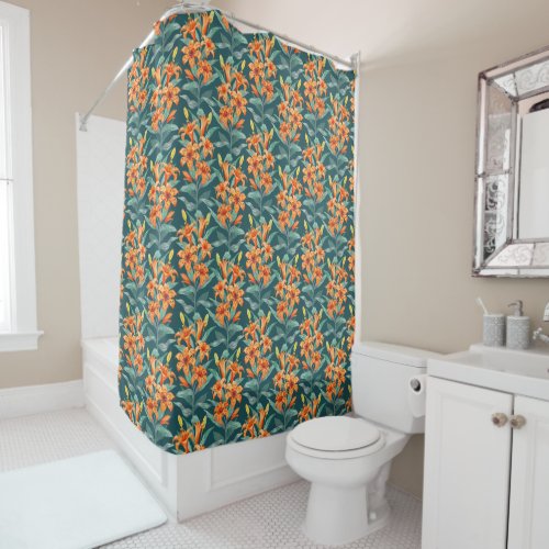 Tiger Lily Shower Curtain
