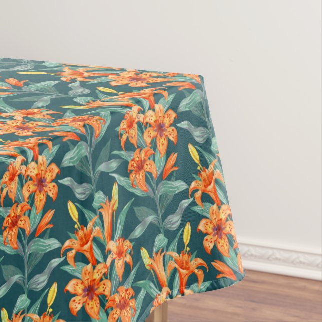 Tiger Lily Tablecloth (In Situ)