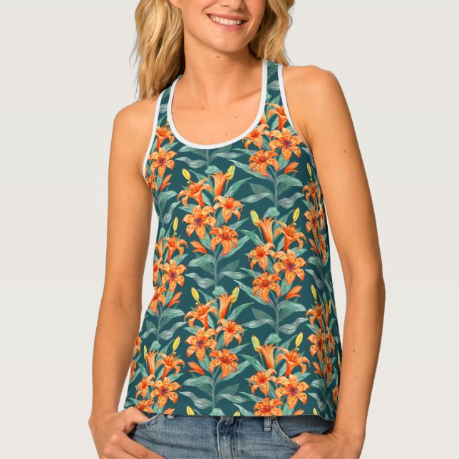 Tiger Lily Tank Top (Front)