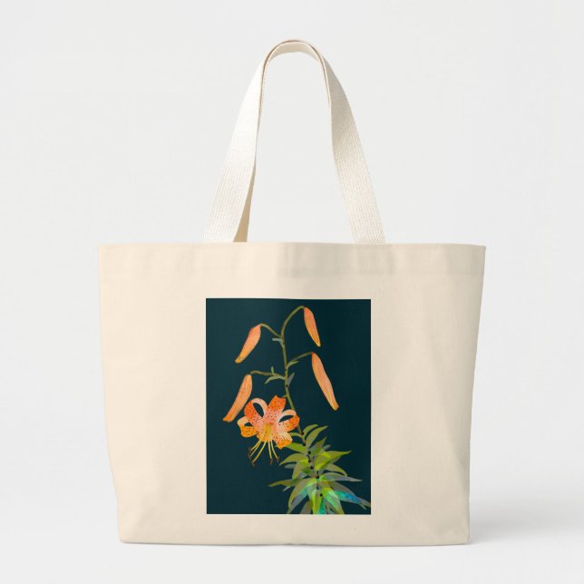 Tiger Lily Tote Bag (Front)