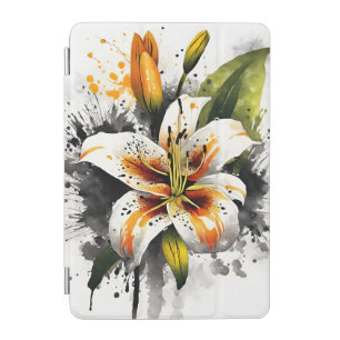 Tiger Lily - Watercolor flowers iPad Mini Cover