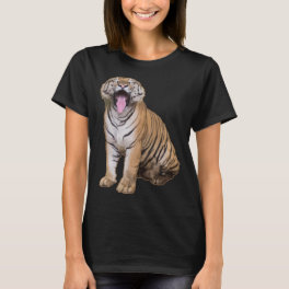 TIGER LION JAGUAR LEOPARD HEAD ANIMAL SUPPORT T-Shirt