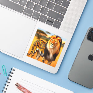 Tiger Lion Sticker