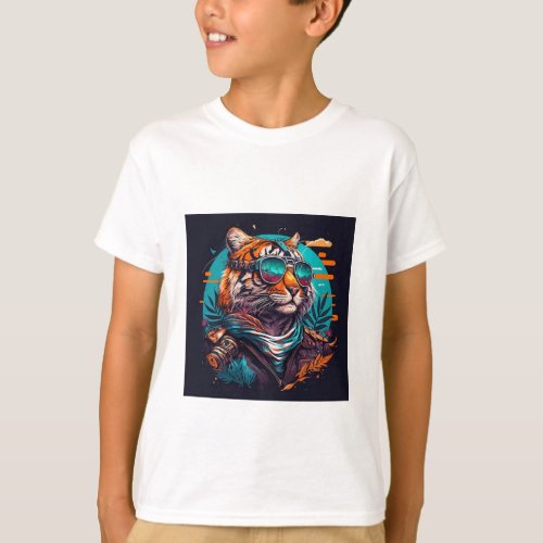 Tiger logo t shirt