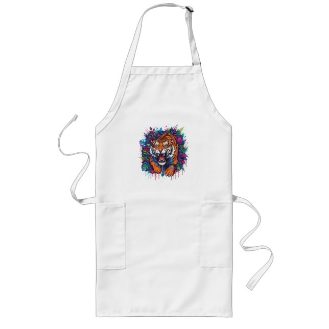 Tiger Long Apron (Front)