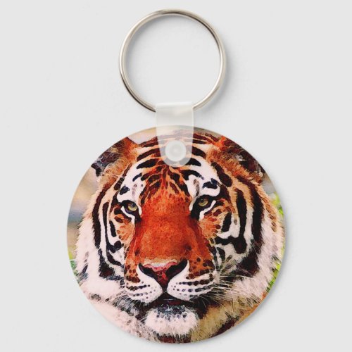 Tiger Look Keychain
