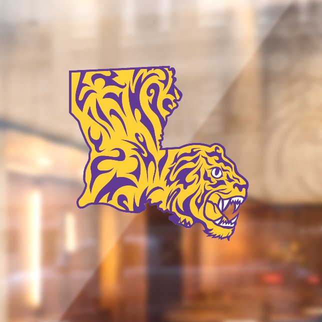 Tiger Louisiana Window Decal (Sheet 2)