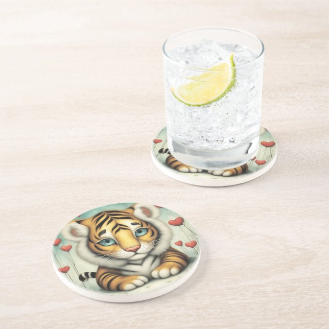 Tiger Love 2 Coaster (Side)