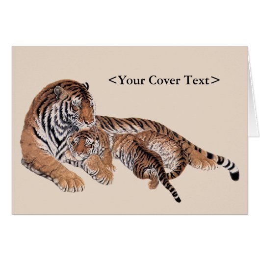 Tiger Love Cards (Front Horizontal)