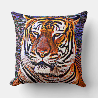 Tiger Love Throw Pillow