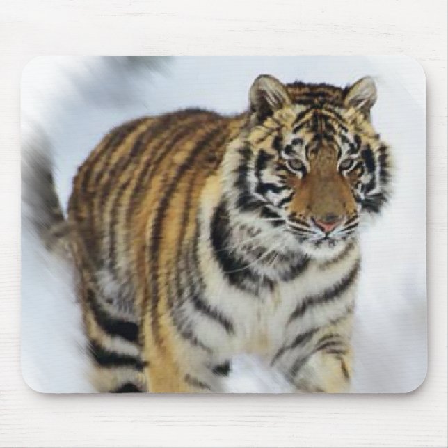 Tiger Lovers Art Mouse Pad (Front)