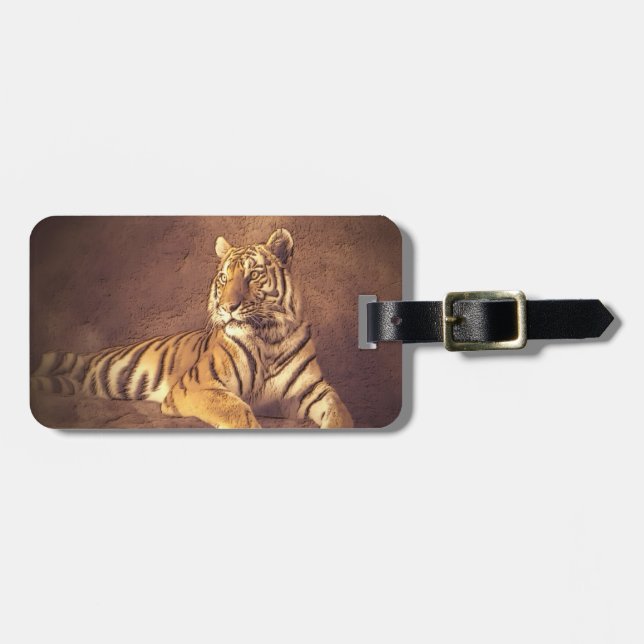 Tiger Luggage Tag (Front Horizontal)