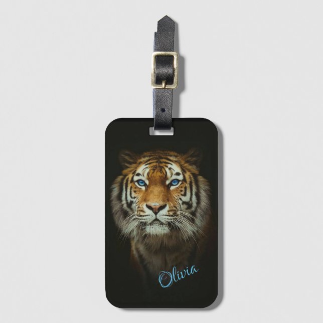 Tiger Luggage Tag (Front Vertical)