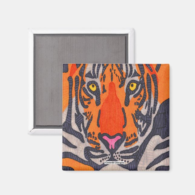 Tiger - Magnet (Front/Back)