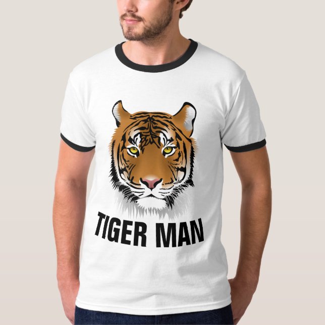 TIGER MAN MEN'S T-Shirts (Front)