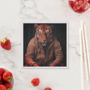 Tiger Man Napkins