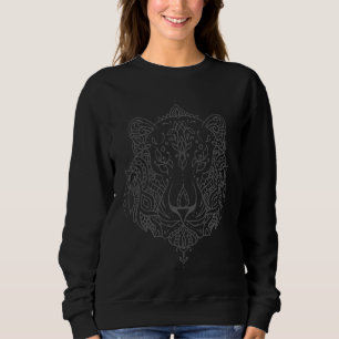 Tiger Mandala Mindful Zen Health Spiritual Sweatshirt