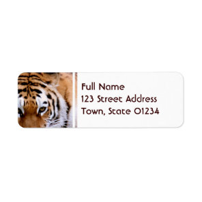 Tiger Markings  Mailing Labels