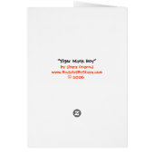 "Tiger Mask Boy" Cards (Back)