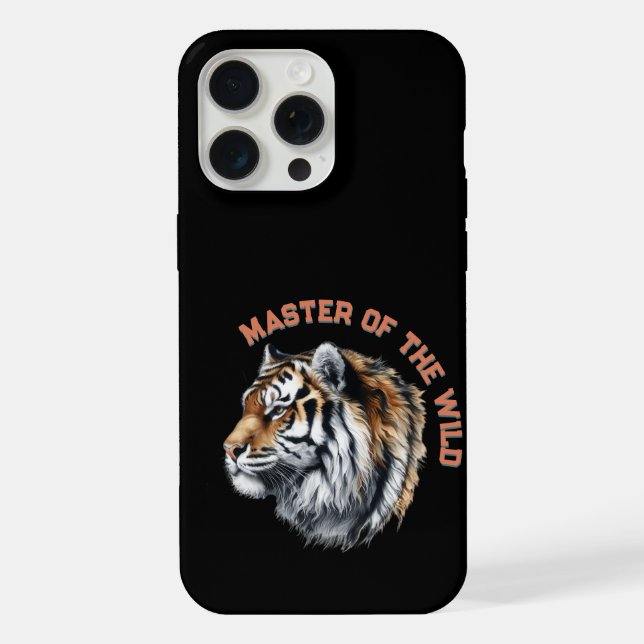 Tiger Master of the Wild Iphone Case (Back)