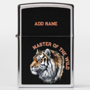 Tiger Master of the Wild Zippo Lighter