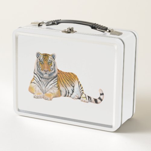 Tiger Metal Lunch Box