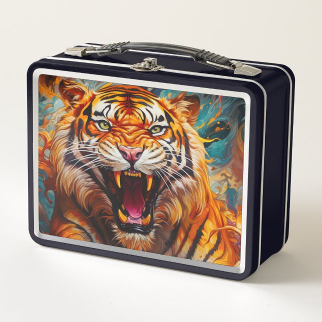 Tiger Metal Lunch Box (Front)