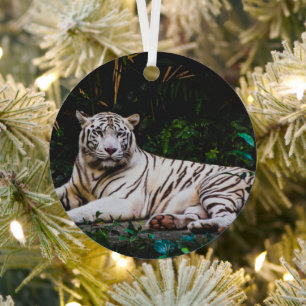 Tiger Metal Ornament