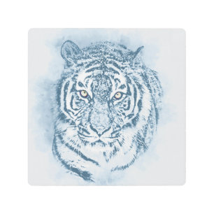 tiger metal print