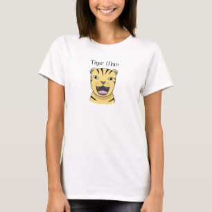Tiger Mom Angry Tiger Mother Big Cat Funny Mom T-Shirt