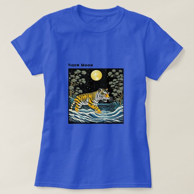 Tiger Moon T-Shirt (Design Front)