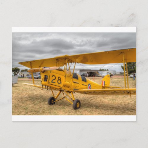 Tiger Moth 80Th Anniversary Fly_in Postcard