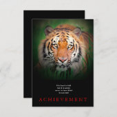 Tiger Motivational Achievement (Front/Back)