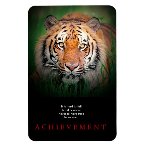 Tiger Motivational Achievement Magnet