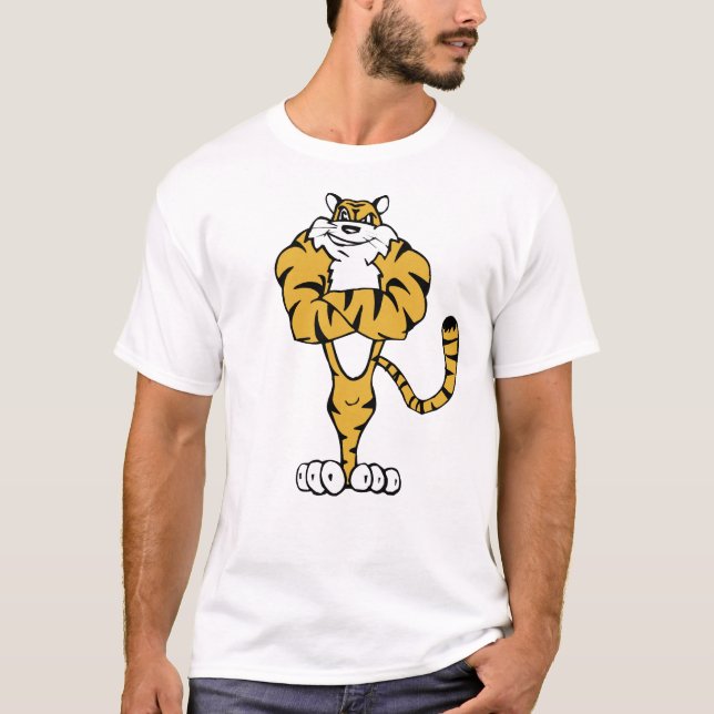 Tiger Muscle (Black & Gold) T-Shirt (Front)