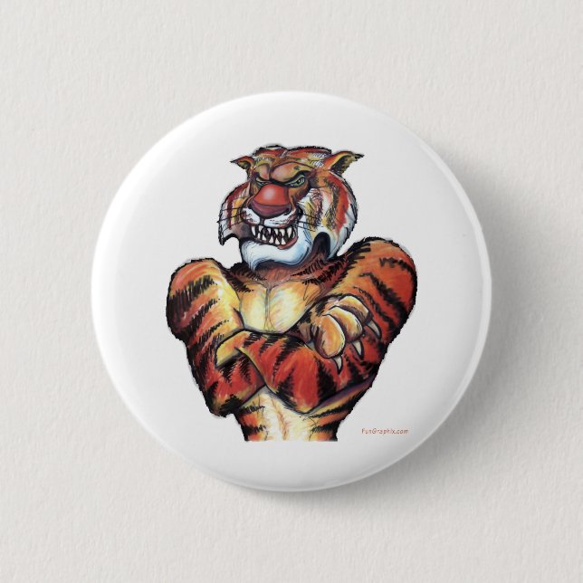 Tiger Muscle Button (Front)