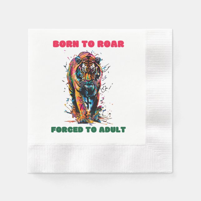 Tiger napkin (Front)