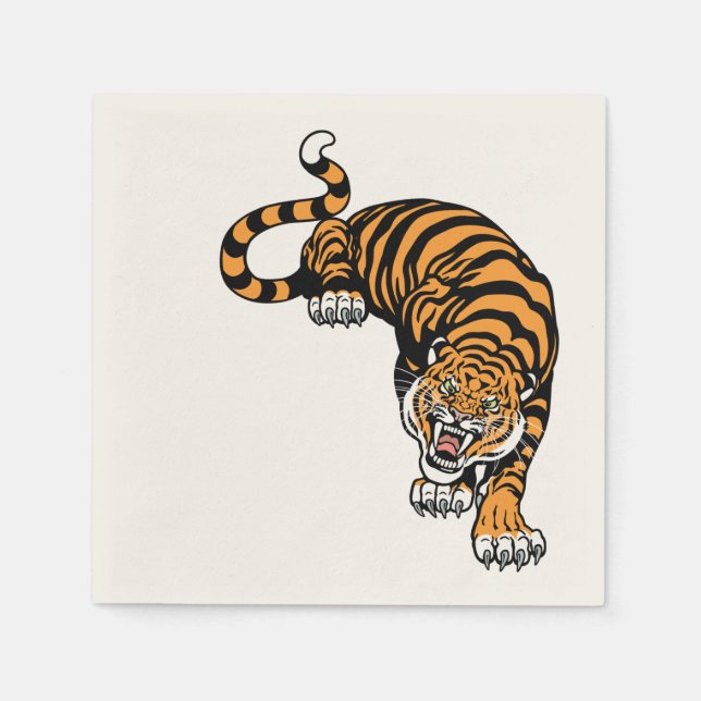 tiger napkins (Front)