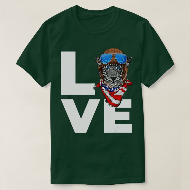 Tiger Nature Lover Safari Wildlife Animal Zookeepe T-Shirt (Design Front)