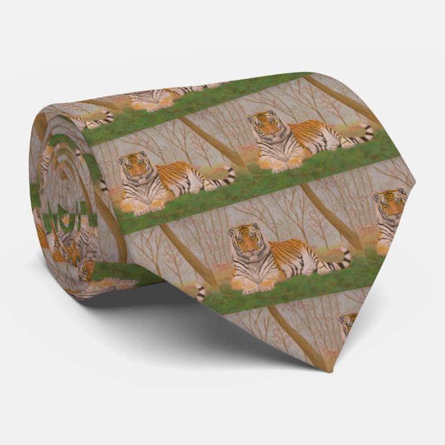 Tiger Neck Tie (Rolled)