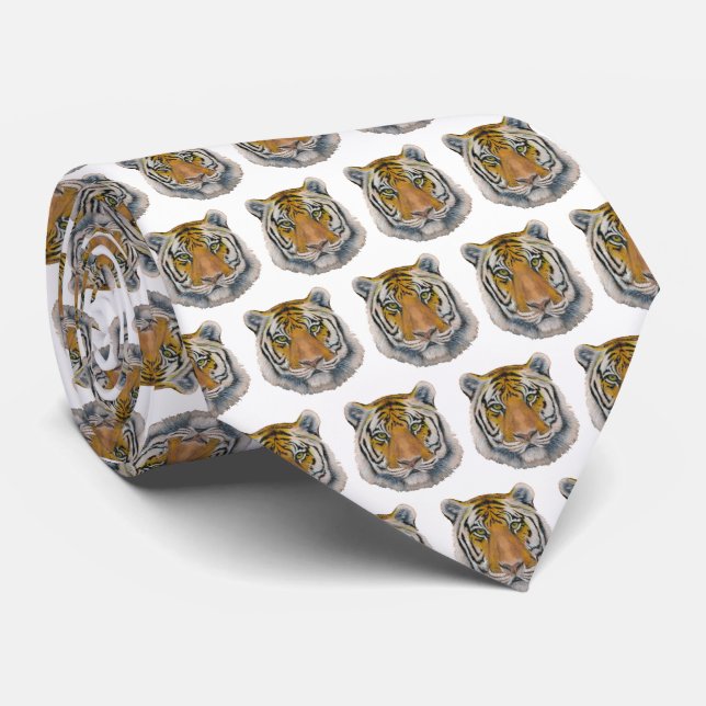 Tiger Neck Tie (Rolled)