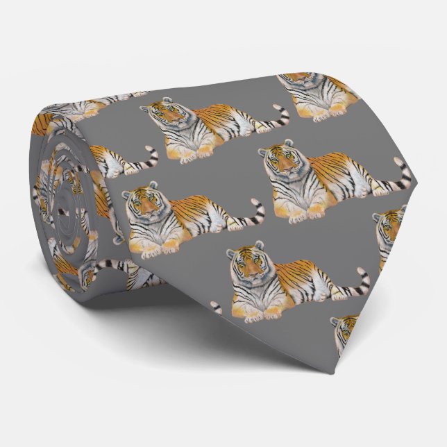 Tiger Neck Tie (Rolled)